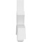 Ekena Millwork Alberta Architectural Grade PVC Gable Bracket, 72"W x 21"H x 4"D x 4"F, 7/12 Pitch GBP072X21X0404ALB00 - alternate 3